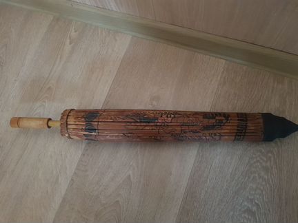 Зонт деревянный интерьерный