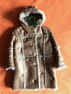 Дубленка натуральная / дубленка детская на 4-5 лет