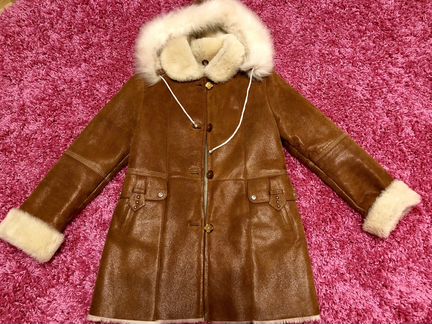 Дубленка для девочки Турция
