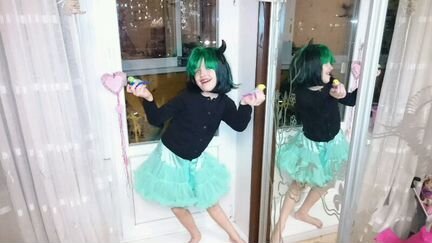 Парик с рожками на новый новый год взрослый. Ребён