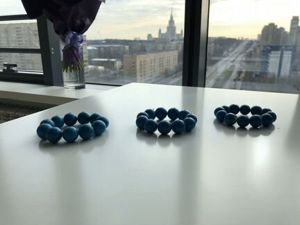 Комплект украшений из бирюзы