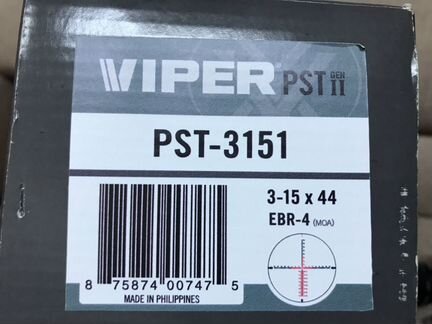 Оптический прицел Vortex Viper PST Gen II 3-15x44