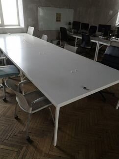 Стол рабочий белый