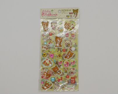 Объёмные наклейки Рилаккума rilakkuma
