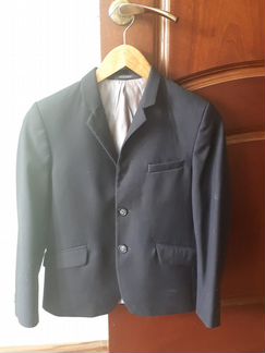 Пиджак школьный для мальчика, рост 134 см