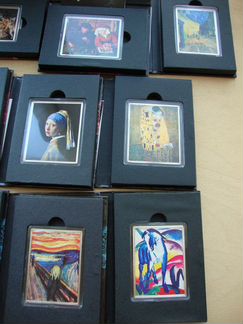 Соломоновы о-ва 1 доллар 2014 Подсолнухи Ван Гог