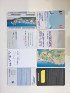 Пластиковые карточки. Ски-пасы (ski-pass)