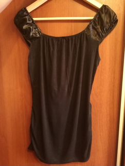 Блузка черная