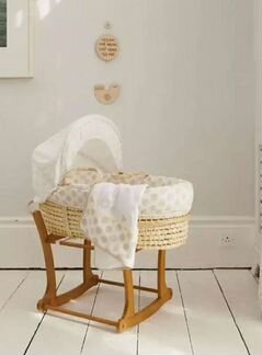 Люлька колыбель плетеная mothercare