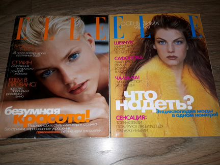 Журналы elle 1998 год. Мадонна, принцесса Диана
