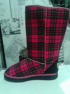 Угги фирмы inblu малиновые