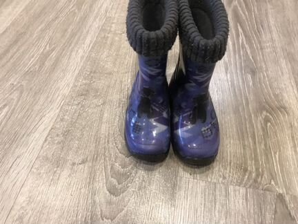 Сапоги резиновые утеплённые