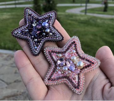 Брошь ручной работы