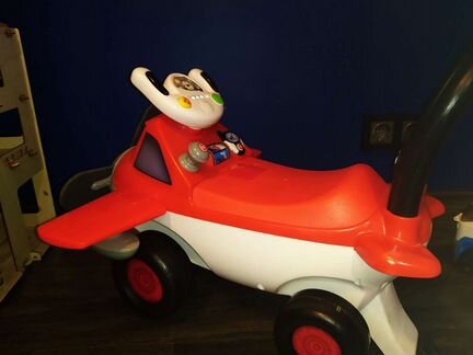 Каталка-пушкар Самолет Дасти, свет, звук, вращение