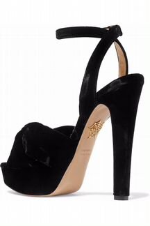 Charlotte Olympia, оригинал, бархатные босоножки