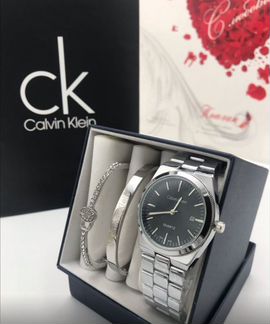 Великолепный женский набор часы+браслет+коробка