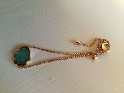 Браслет позолоченный в виде руки