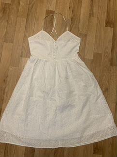 Платье белое zolla