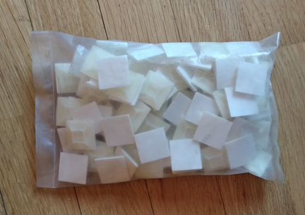 Самоклеящаяся площадка под хомут стяжку 100 шт