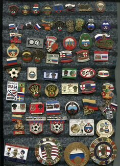 Футбол значки. Сборная России. Коллекция