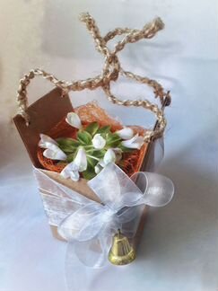 Цветущие подарки в дизайнерской упаковке