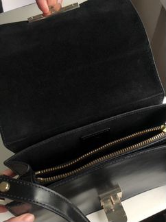 Кожаная сумка через плечо Massimo Dutti