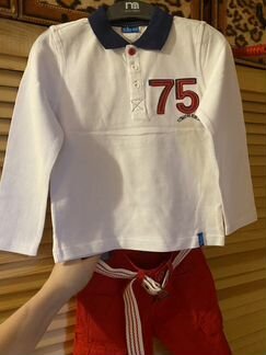 Поло для мальчика, размер 104, 100 хлопок