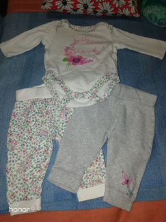 Пакет вещей на девочку mothercare 3-6