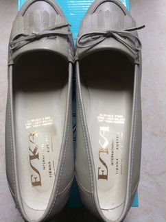 Новые кожаные туфли (лоферы eska)