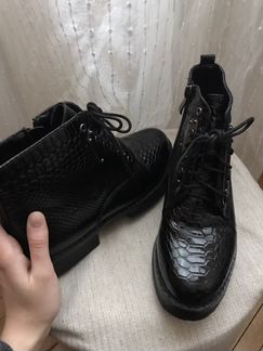 Ботинки ботильоны из кожи