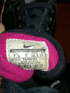 Женские черно-розовые кроссовки Найк (Nike)