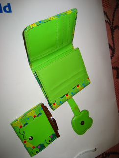 Набор-портмоне и кошелёк для девушки или девочки