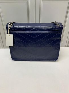 Новая сумка через плечо Saint Laurent Niki синяя
