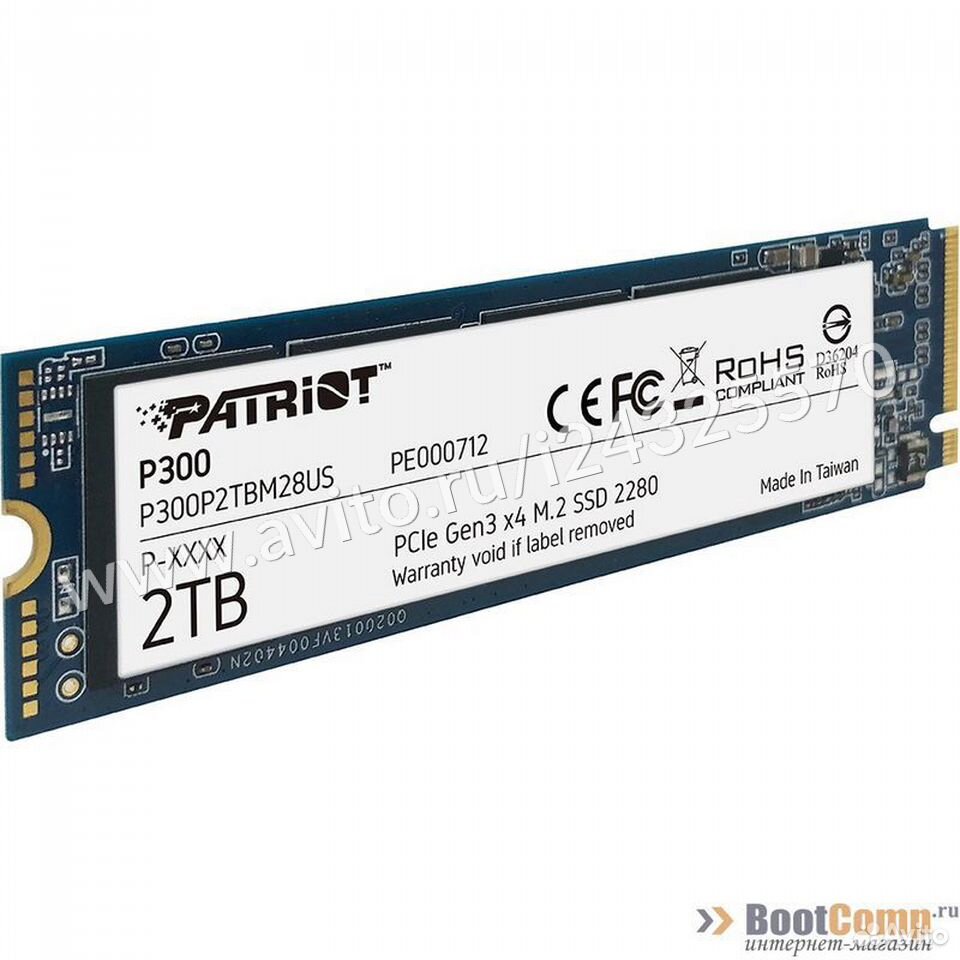  Жесткий диск SSD M.2 512GB Patriot P300 PCIe P300P  84012410120 купить 3