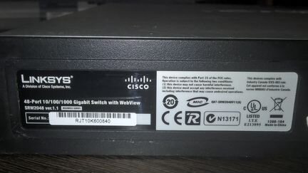 Cisco linksys srw2048