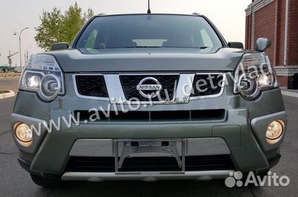 Накладка на передний бампер X-Trail 31 10-13г