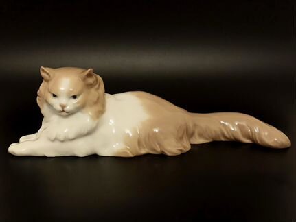 Статуэтка Ангорский кот,фарфор Lladro NAO Испания