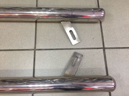 Пороги внешние трубы 60 мм Nissan Qashqai