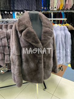 Шуба английский воротник