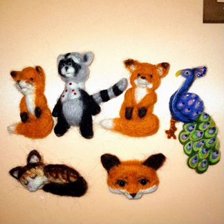 Броши ручной работы