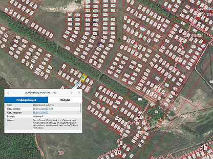 Кадастровая карта саранск николаевка