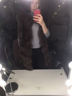 Жилет меховой женский