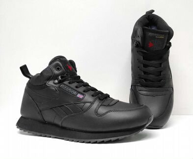 Кроссовки зимние Reebok натуральная кожа и мех