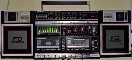 Легендарная магнитола Sharp WF939Z Silver Альбинос